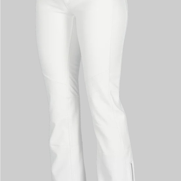 Obermeyer Women's Clio Softshell Pants White Size 8 Long - Picture 2 of 9